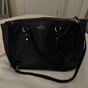 Kate Spade Black Shoulder Bag with Sleek Design
